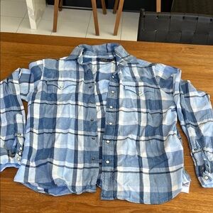 Polo by Ralph Lauren Light and Dark Blue Checkered Shirt